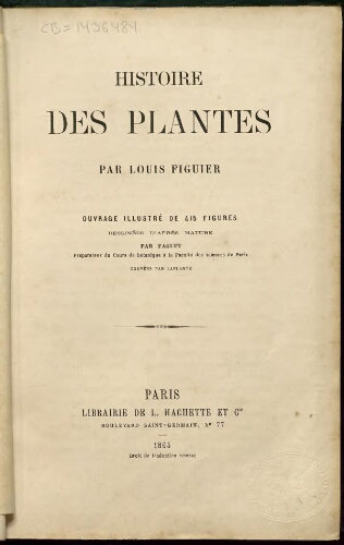 Histoire des plantes