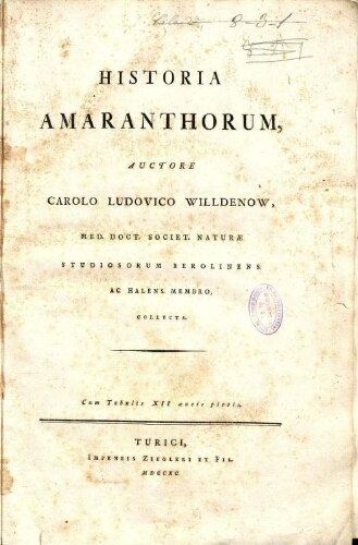 Historia Amaranthorum