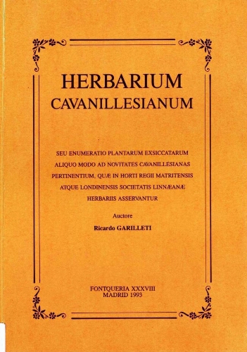 Herbarium cavanillesianum