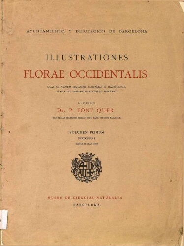 Illustrationes florae occidentalis