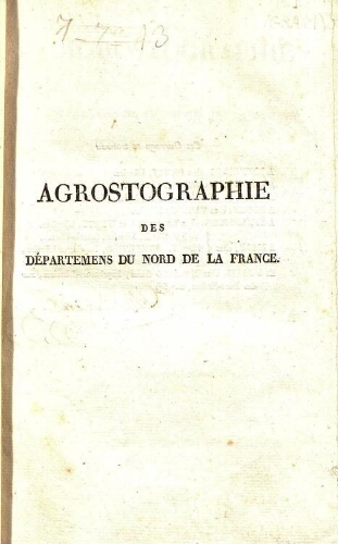 Agrostographie des départemens du Nord de la France
