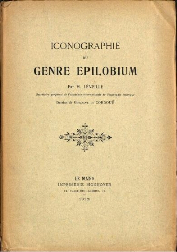 Iconographie du genre Epilobium [2]