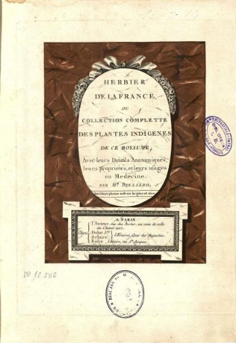 Herbier de la France [...] [Vols. 1-3]