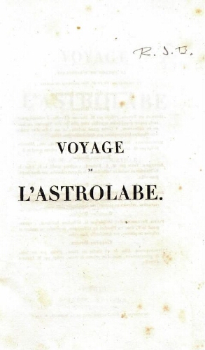 Voyage de découvertes de l'Astrolabe. [Part 2]