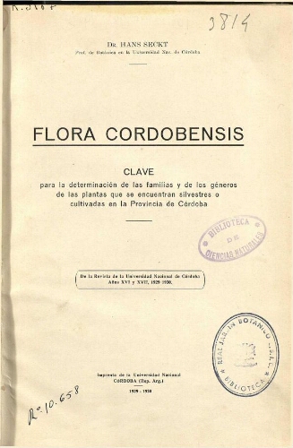 Flora Cordobensis
