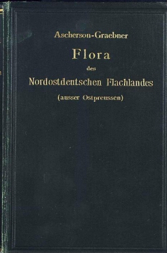 Flora des nordostdeutschen Flachlandes