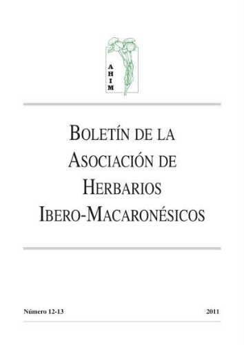 Boletín de la Asociación de Herbarios Ibero-Macaronésicos. Número 12-13