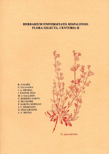 Herbarium Universitatis Hispalensis. Flora selecta. Centuria 2