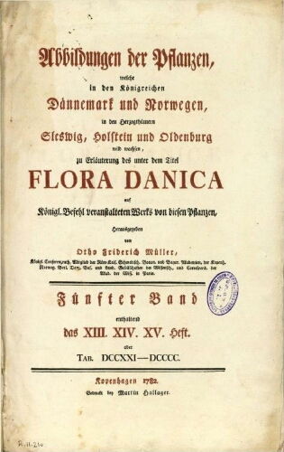Flora Danica [...] Fünfter Band