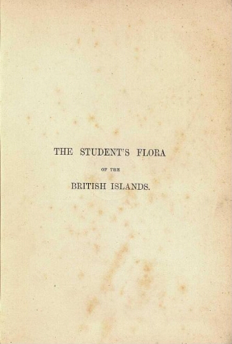 The student's flora of the British Islands