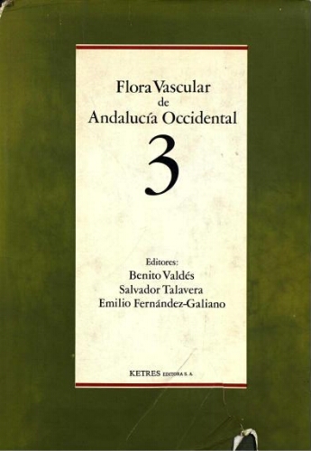 Flora vascular de Andalucía occidental. 3