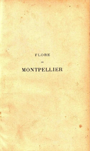 Flore de Montpellier [...] Seconde édition
