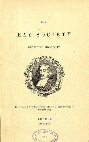 A monograph of the British Desmidiaceae [...] Volume V