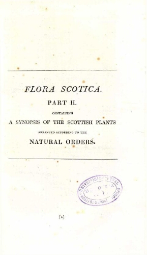 Flora Scotica [Part II]