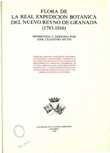 Flora de la Real Expedición Botánica del Nuevo Reino de Granada. T. 47. Compuestas (Astereas)