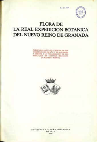Flora de la Real Expedición Botánica del Nuevo Reino de Granada. T. 30. Melastomatáceas (1)