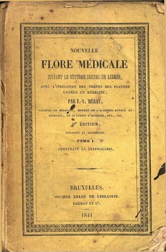 Nouvelle flore médicale [...] 6.e édition [...] T. 1