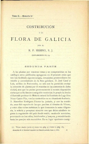 Contribución a la flora de Galicia. Suplemento 4