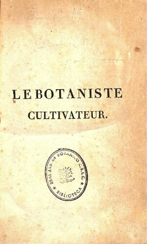 Le botaniste cultivateur [...] Seconde édition [...] Tome cinquième