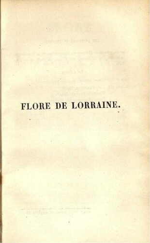 Flore de Lorraine [...] Tome troisième