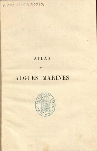Atlas des algues marines