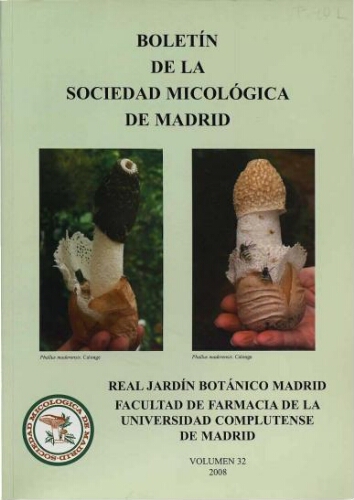 Boletín de la Sociedad Micológica de Madrid. Vol. 32