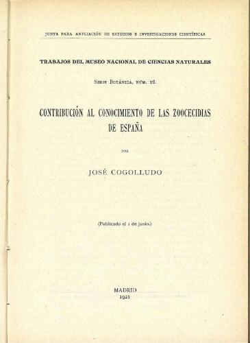 Contribución al conocimiento de las zoocecidias de España