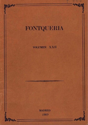 Fontqueria. Volumen 22