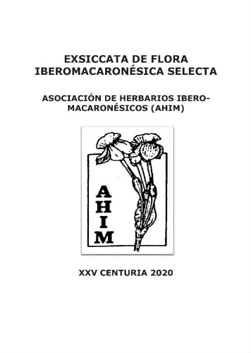 Exsiccata de flora ibero-macaronésica selecta. 25 Centuria