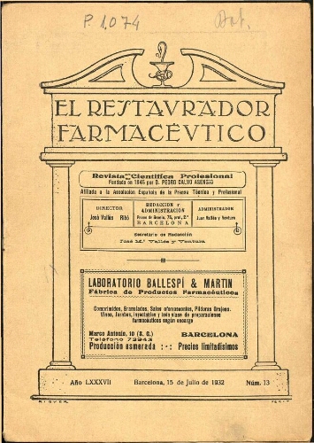 Datos para el estudio de las floras de Lérida y Castellón