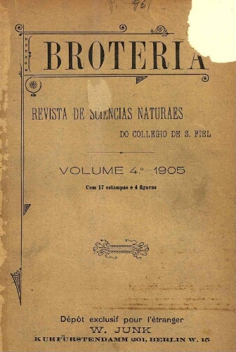 Brotéria [...] Volume 4.º