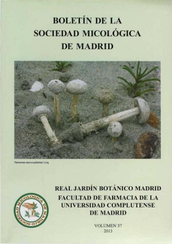 Boletín de la Sociedad Micológica de Madrid. Vol. 37
