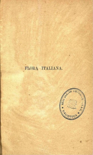 Flora italiana [...] Vol. VII
