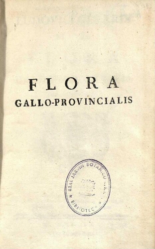 Flora Gallo-Provincialis