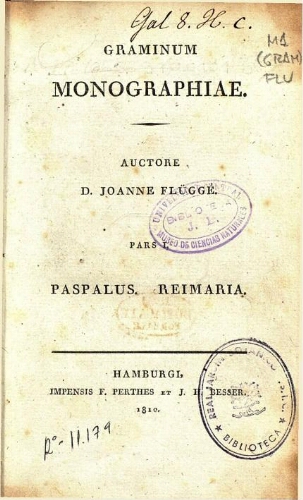 Graminum monographiae