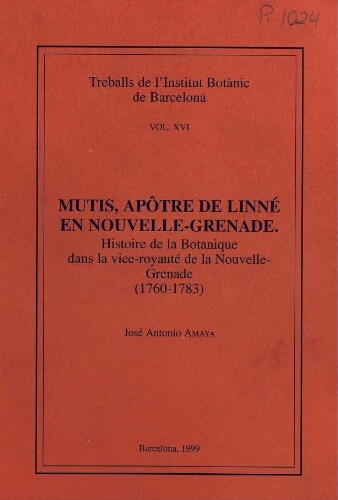 Treballs de l'Institut Botànic de Barcelona. Vol. XVI