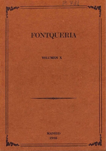 Fontqueria. Volumen 10