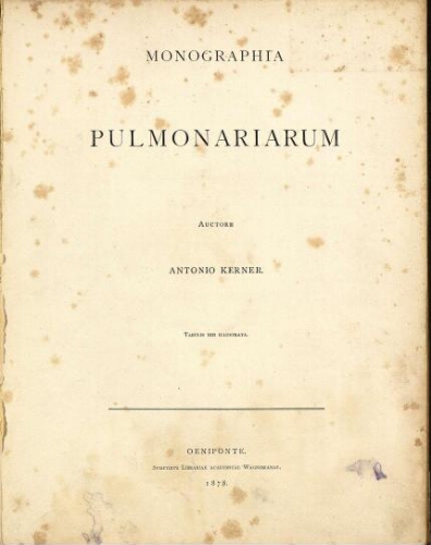 Monographia Pulmonariarum