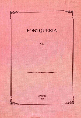 Fontqueria. Volumen 40