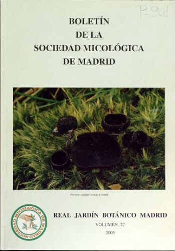 Boletín de la Sociedad Micológica de Madrid. Vol. 27