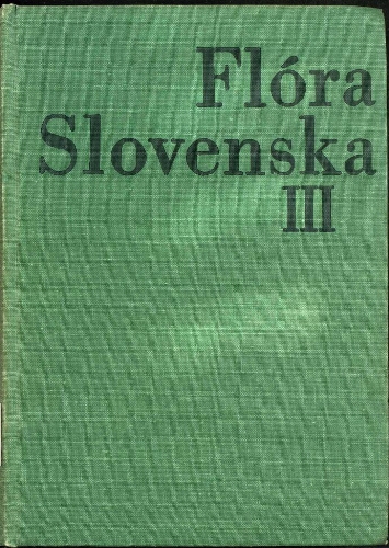 Flóra Slovenska. 3