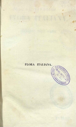 Flora italiana [...] Vol. II