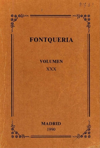 Fontqueria. Volumen 30