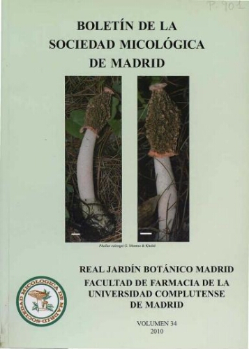 Boletín de la Sociedad Micológica de Madrid. Vol. 34