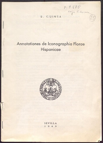 Annotationes de Iconographia Florae Hispanicae