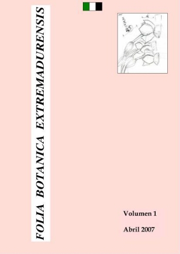 Folia Botanica Extremadurensis. Volumen 1