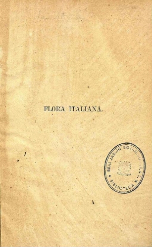 Flora italiana [...] Vol. IX
