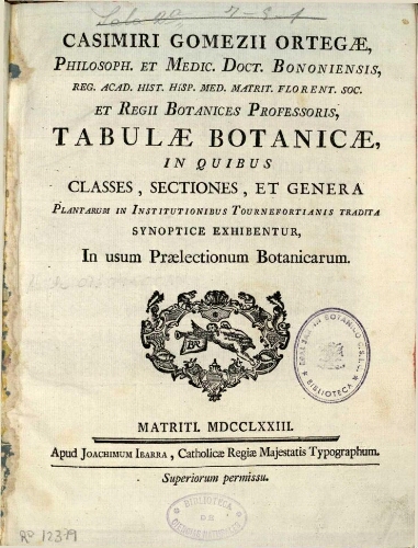 Tabulae botanicae
