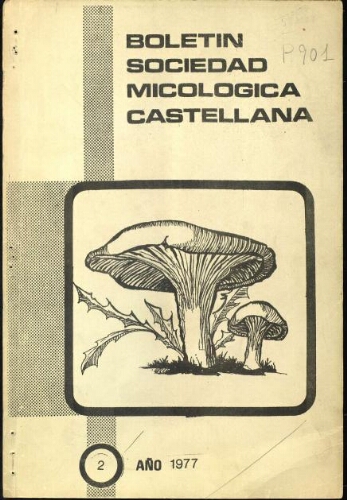 Boletín de la Sociedad Micológica Castellana. Vol. 2
