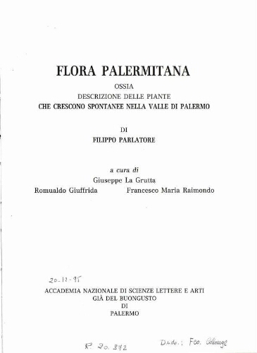 Flora Palermitana
